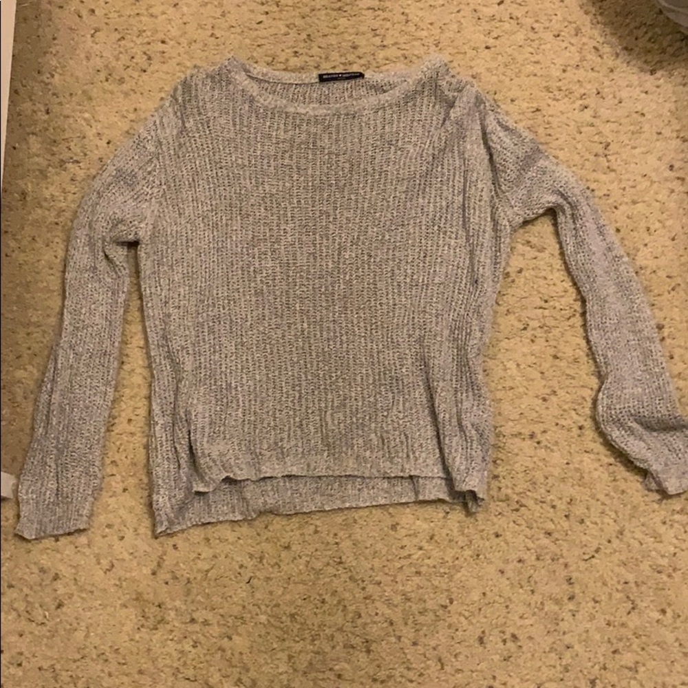 Gray Knit Sweater